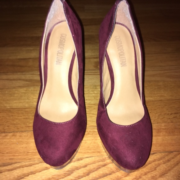 *SALE* Cosmopolitan Burgundy (Wine color) Heels - Picture 2 of 4